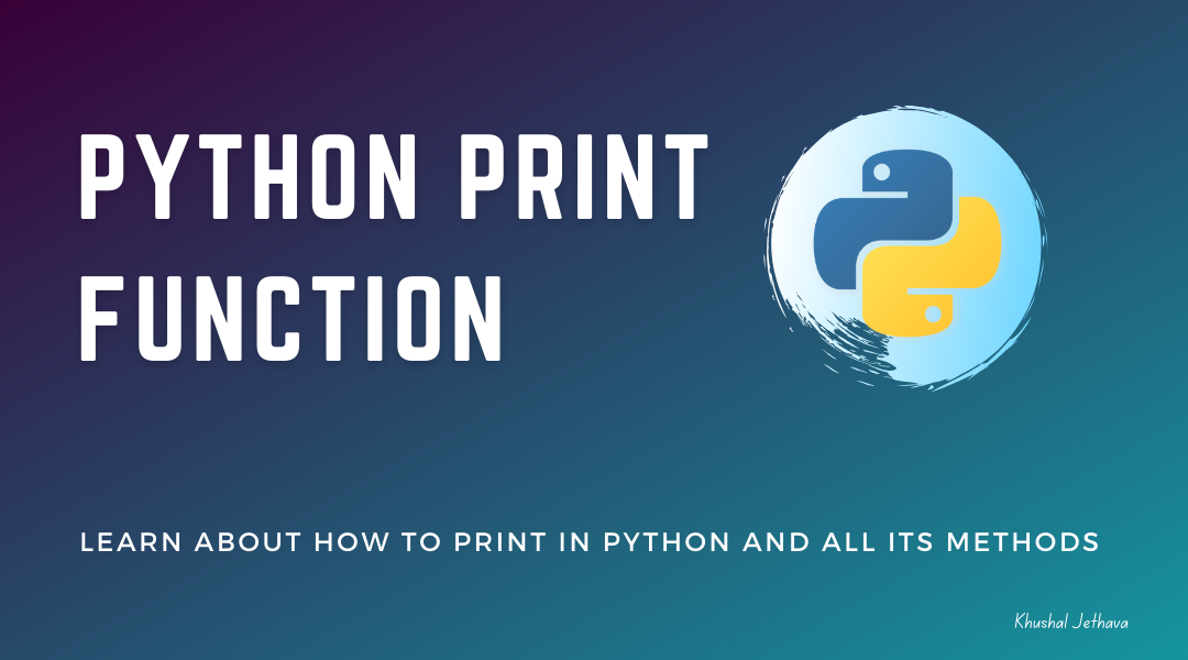 Python print function